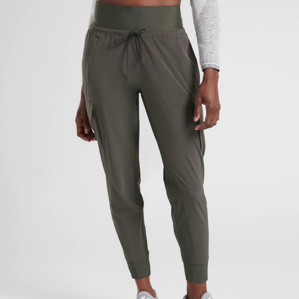 ATHLETA Sutton Dark Olive Joggers Size 0